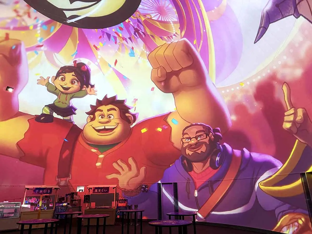 『ディズニーロルカナ』と「コニカミノルタプラネタリアTOKYO」のコラボレーション会場