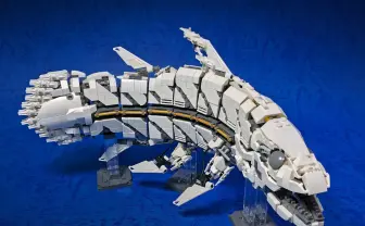 レゴ製「シーラカンス」が今にも泳ぎだしそう! メカ古代魚全身フル可動