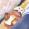 ベッドと窓の間に挟まるホゲータ／画像は『Pokémon Sleep』公式Xより