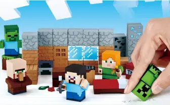 ゲーム『マインクラフト』の世界が消しゴムに 思うがままに積め!