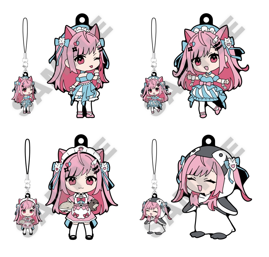 ラバーストラップ（全４種）各880円