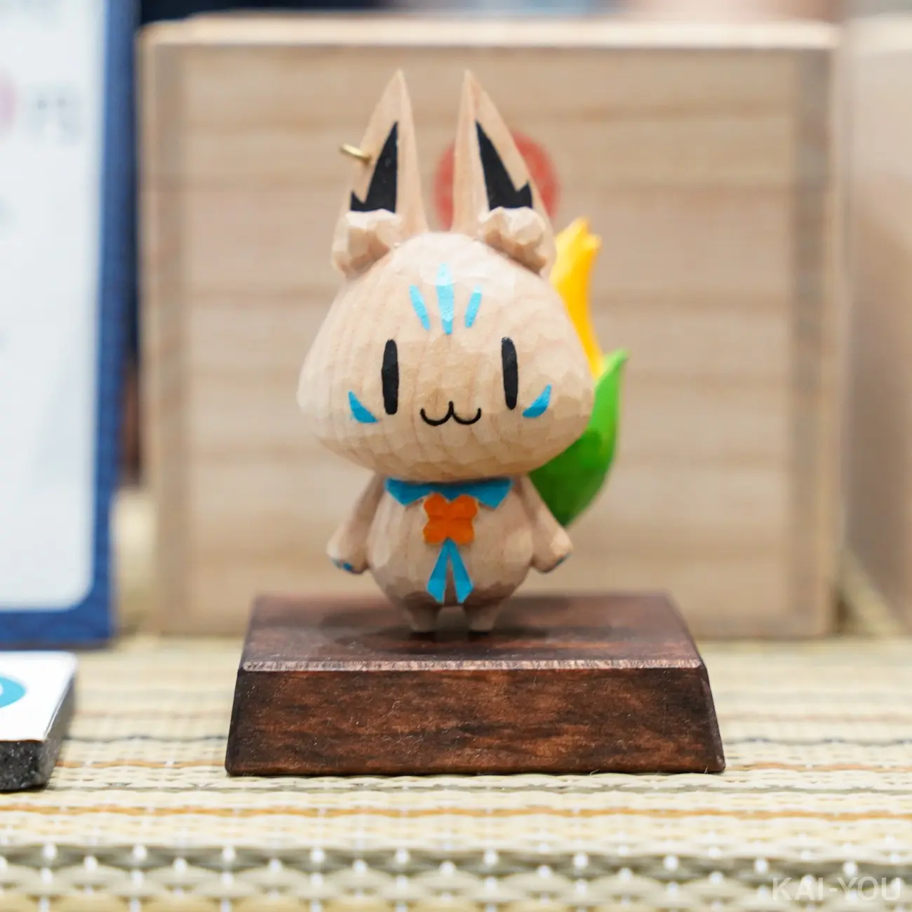 コミケで“白上フブキの木彫りの置物”を発見　工芸作家こだわりの一点モノ