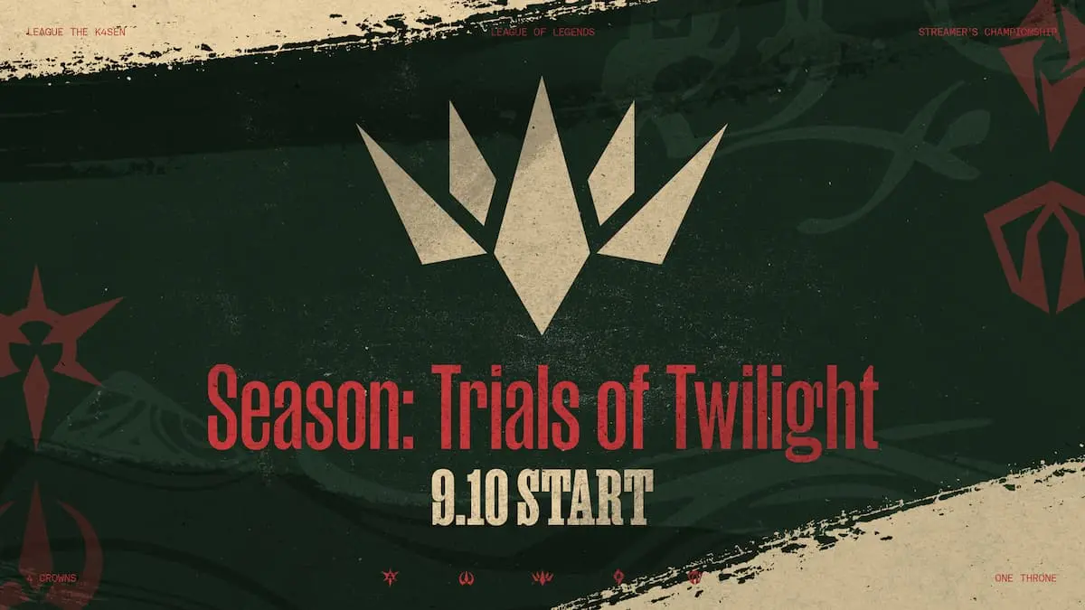 「LTK Season: Trials of Twilight (シーズン: 黄昏の試練) 」キービジュアル／画像は大会公式Xから