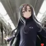 バレンシアガのInstagramに、アニメルックな少女が現れる／画像はHirokazu YokoharaさんのXより