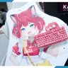 VTuber・赤見かるびさんとのコラボデバイスも。「東京ゲームショウ2025」のふもっふのおみせブースにて／写真はKAI-YOU編集部撮影