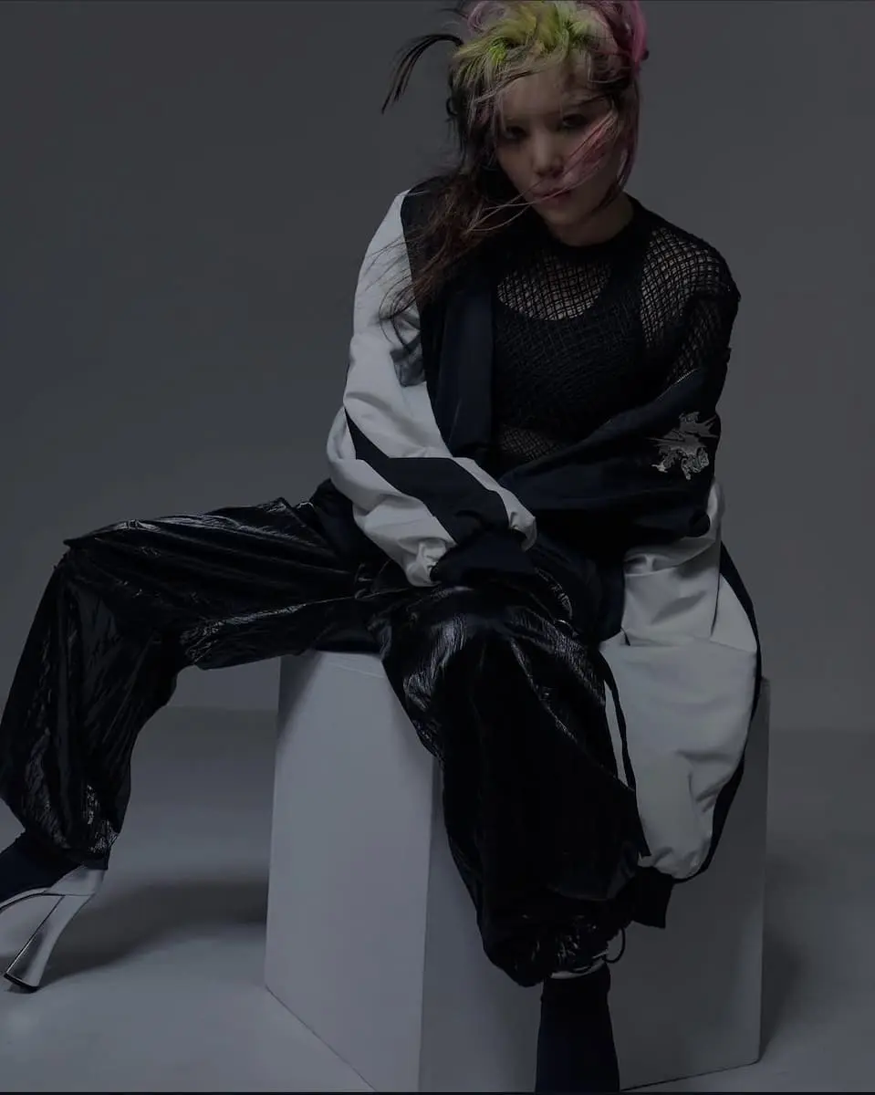 星熊南巫さんがモデルをつとめた、5月発表のtaidenのコレクション／画像はLAMさんのＸから