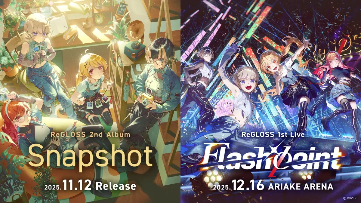 2ndアルバム『Snapshot』と1stライブ「Flashpoint」のビジュアル