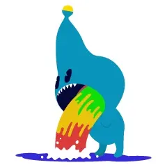 今回加工していくのはKAI-YOUのマスコット・ハッコウくんです