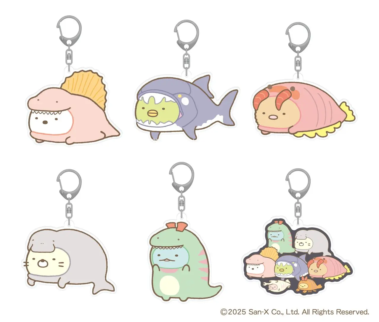 「すみっコぐらし」アクキーラインナップ