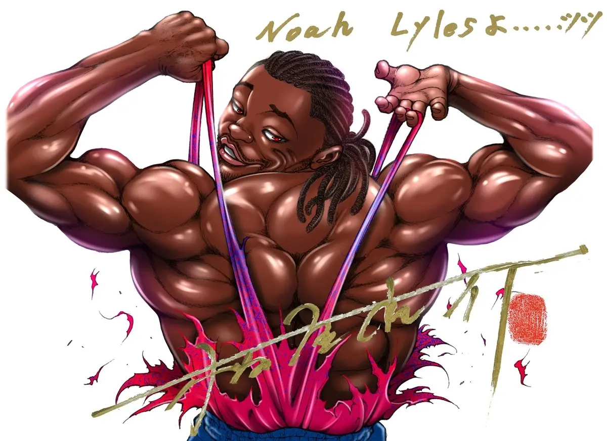 『刃牙』板垣恵介、世界陸上3位ノア・ライルズ選手のファンアートを公開