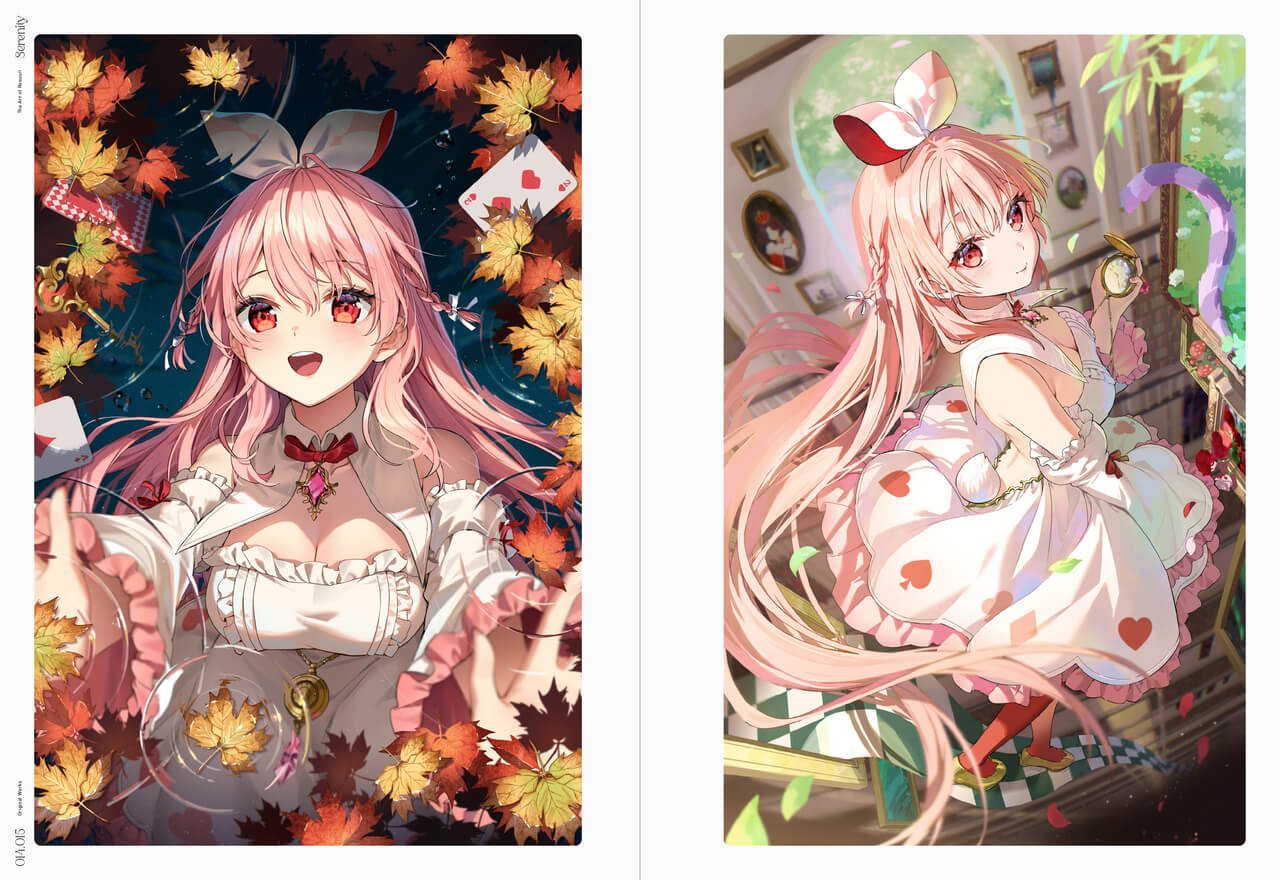 『セレニティ　アート・オブ・ロスリ』ページ抜粋