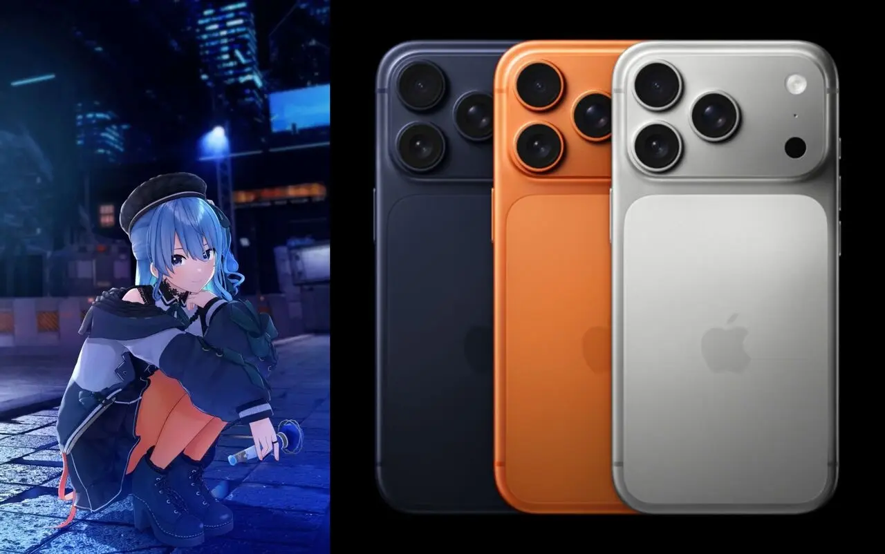 星街すいせい、新型iPhoneと色がそっくりすぎる!? Appleコラボに意欲を示す