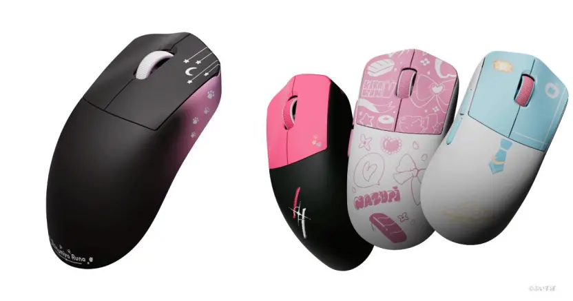 ぶいすぽっ！」のゲーミングマウス発売 所属メンバーをデザインした全