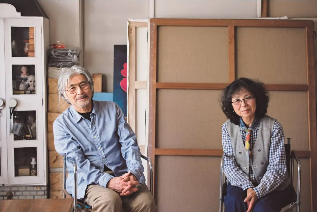 (左）なかえよしをさん／（右）上野紀子さん