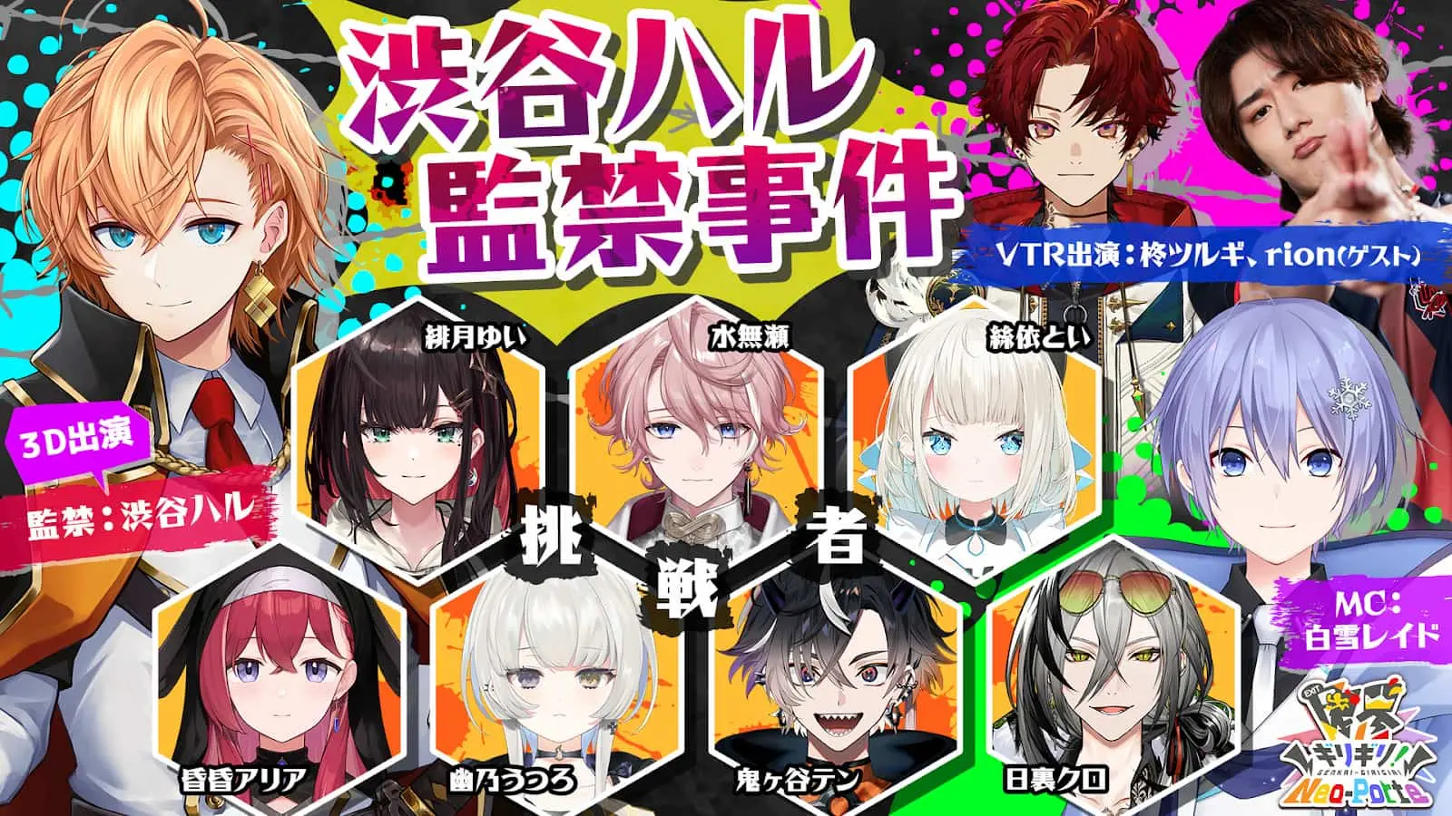 「渋谷ハル監禁事件」出演キャスト