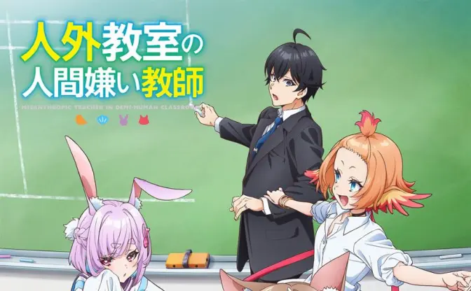 にじさんじ来栖夏芽のラノベ『人外教室の人間嫌い教師』がTVアニメ化決定