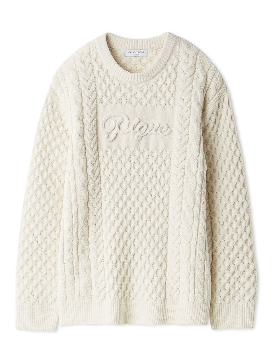 「gelato pique」冬の新作ルームウェアコレクション「ARAN SERIES」