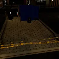 「詣子のお喚び出し」入口／筆者撮影