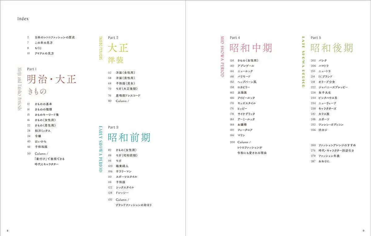 『イラストレーターのための レトロファッション大図鑑』サンプル-17