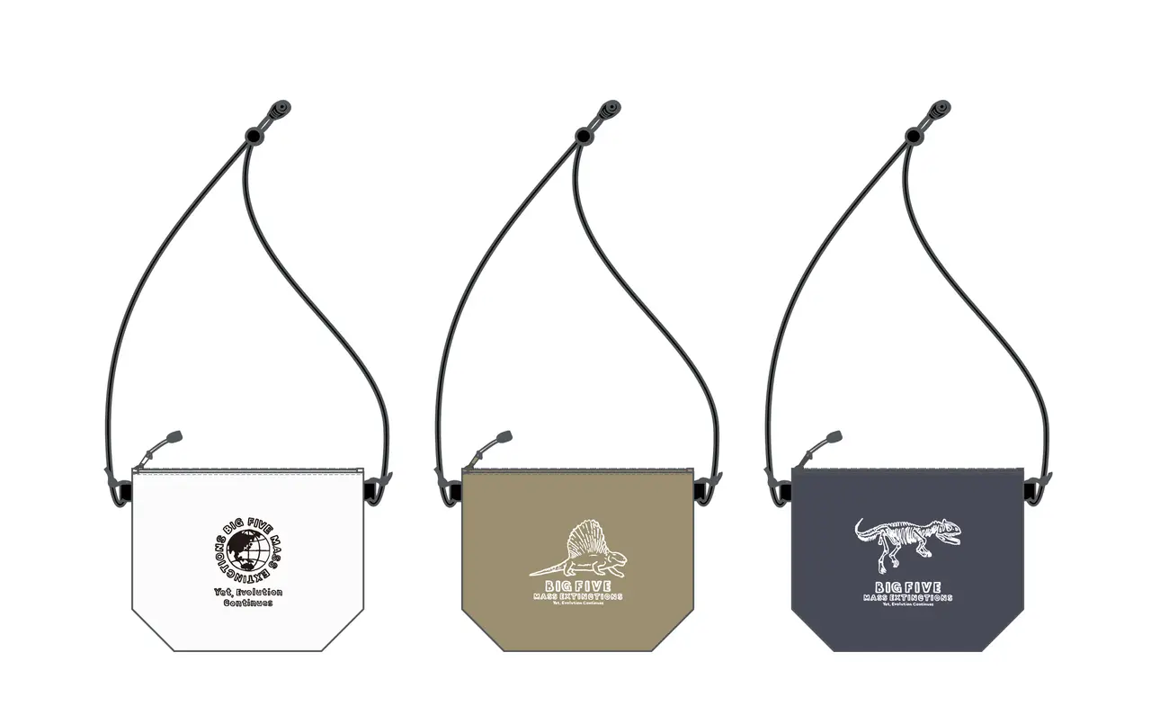 ナイジェル グラフ×「大絶滅展」　コラボサコッシュ