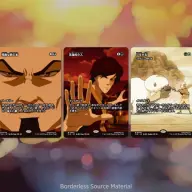 実際のアニメーションからのカットが使用された「『ソース・マテリアル』カード」