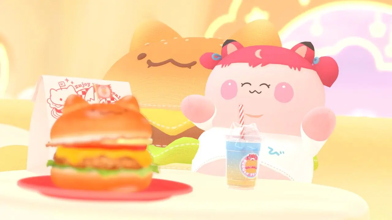 「デブかるび」アバター使用例／筆者撮影