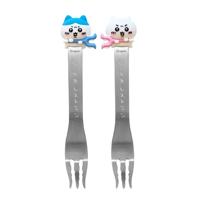 さすまた風フォーク 全2種 ハチワレ・ちいかわ 各¥1,540(税込)