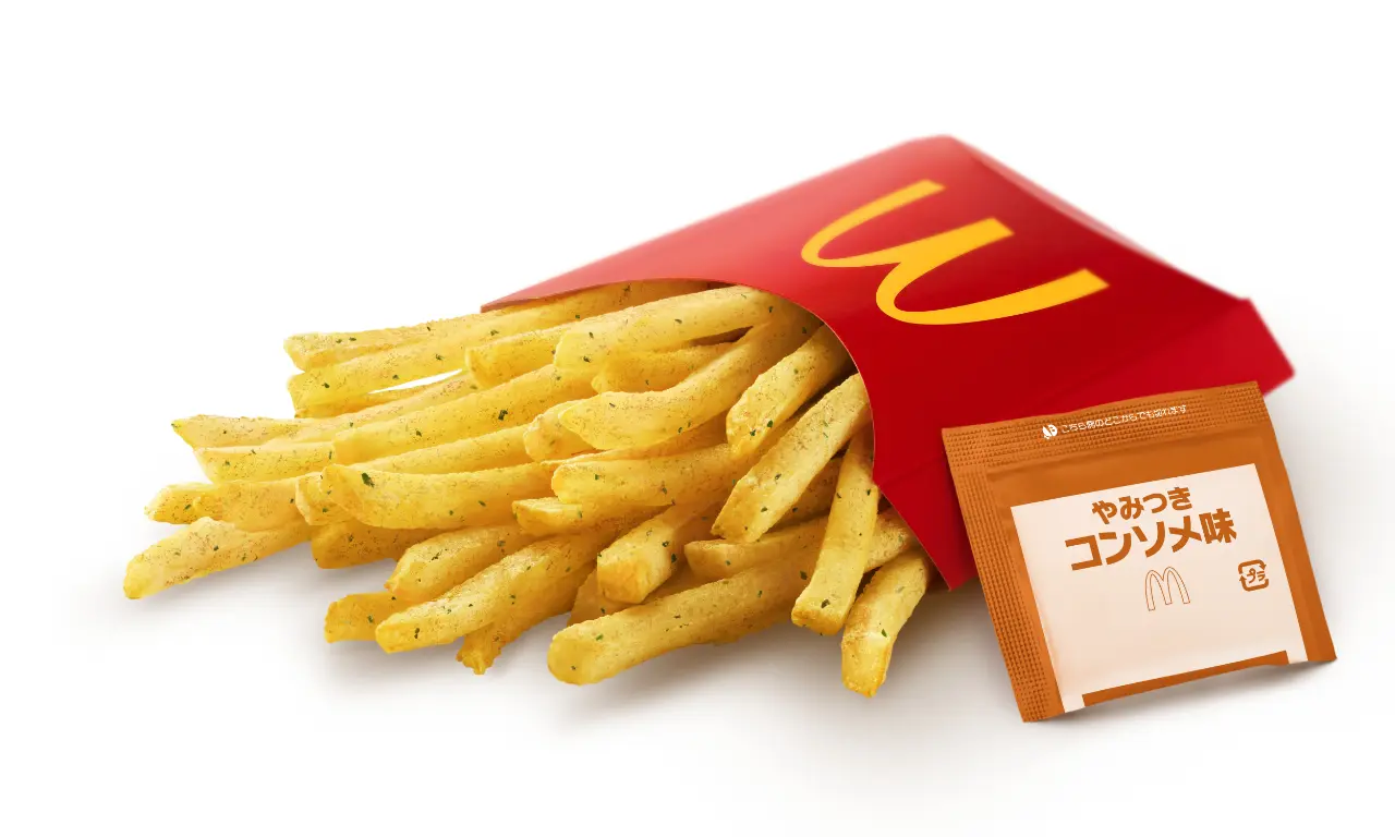 シャカシャカポテトやみつきコンソメ味／ポテト単品＋40円から