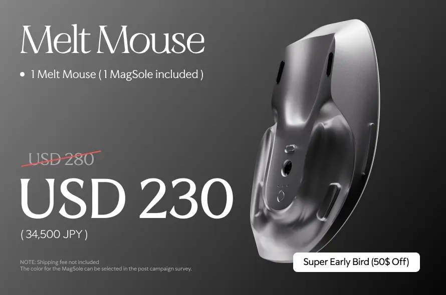 Kickstarterでの価格は数量限定で34,500円