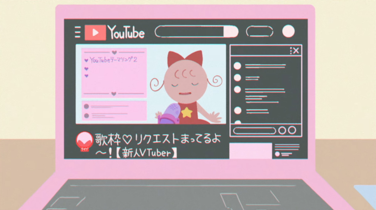 「YouTubeテーマソング2」アニメ版MVより9