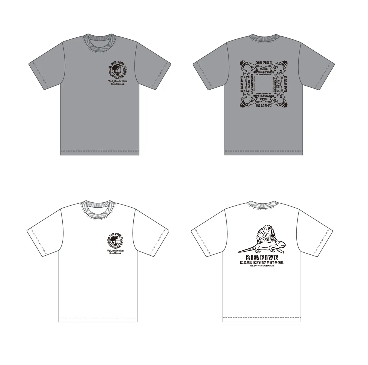 ナイジェル グラフ×「大絶滅展」　コラボTシャツ