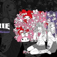 伊藤潤二・サンリオキャラクターズ ギャル富江／画像は<a href="https://yte-ec.com/lp/junji-sanrio_2" target="\_blank">「伊藤潤二・サンリオキャラクターズ POP UP STORE」特設サイト</a>から