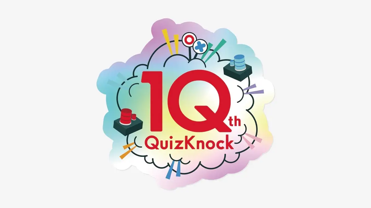 QuizKnock10周年 ステッカー 価格：¥800（税込）