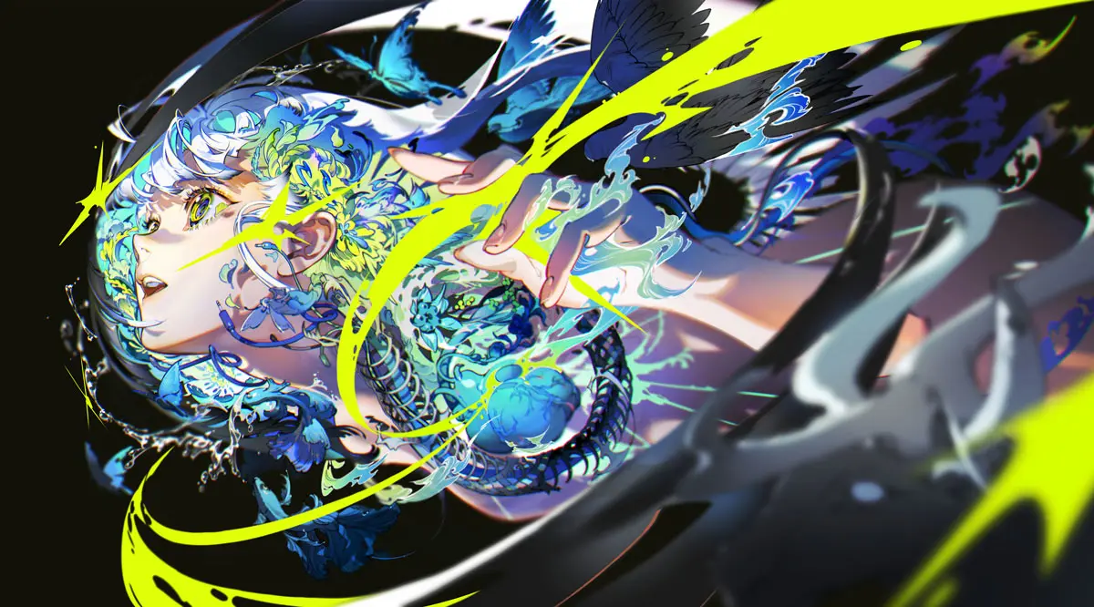 『EYE YONEYAMA MAI 米山舞 作品集』特装版用に描き下ろされたアート「EYE ‘25」