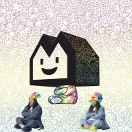 「村上隆と村上ハウス」（MM ブラザーズと村上隆が手がけたキャラクター、マガハウスくん）