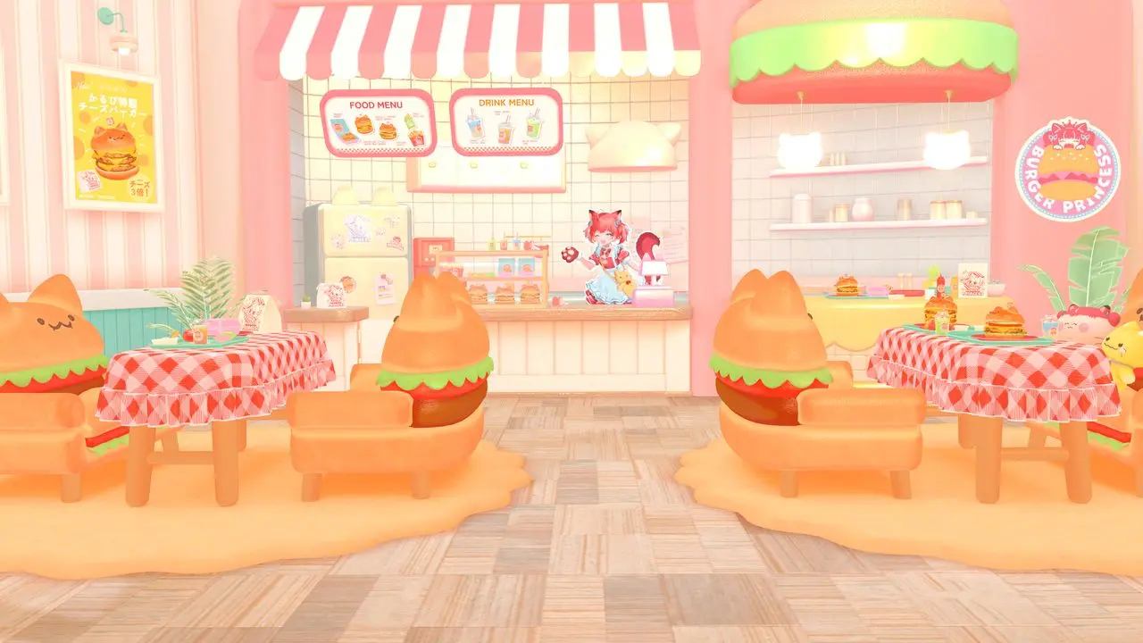 「BURGER PRINCESS」店内／筆者撮影