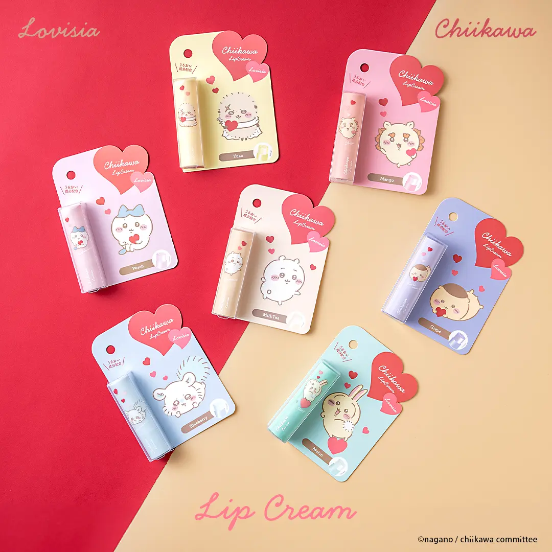 Lovisia ちいかわリップクリーム ハートシリーズ