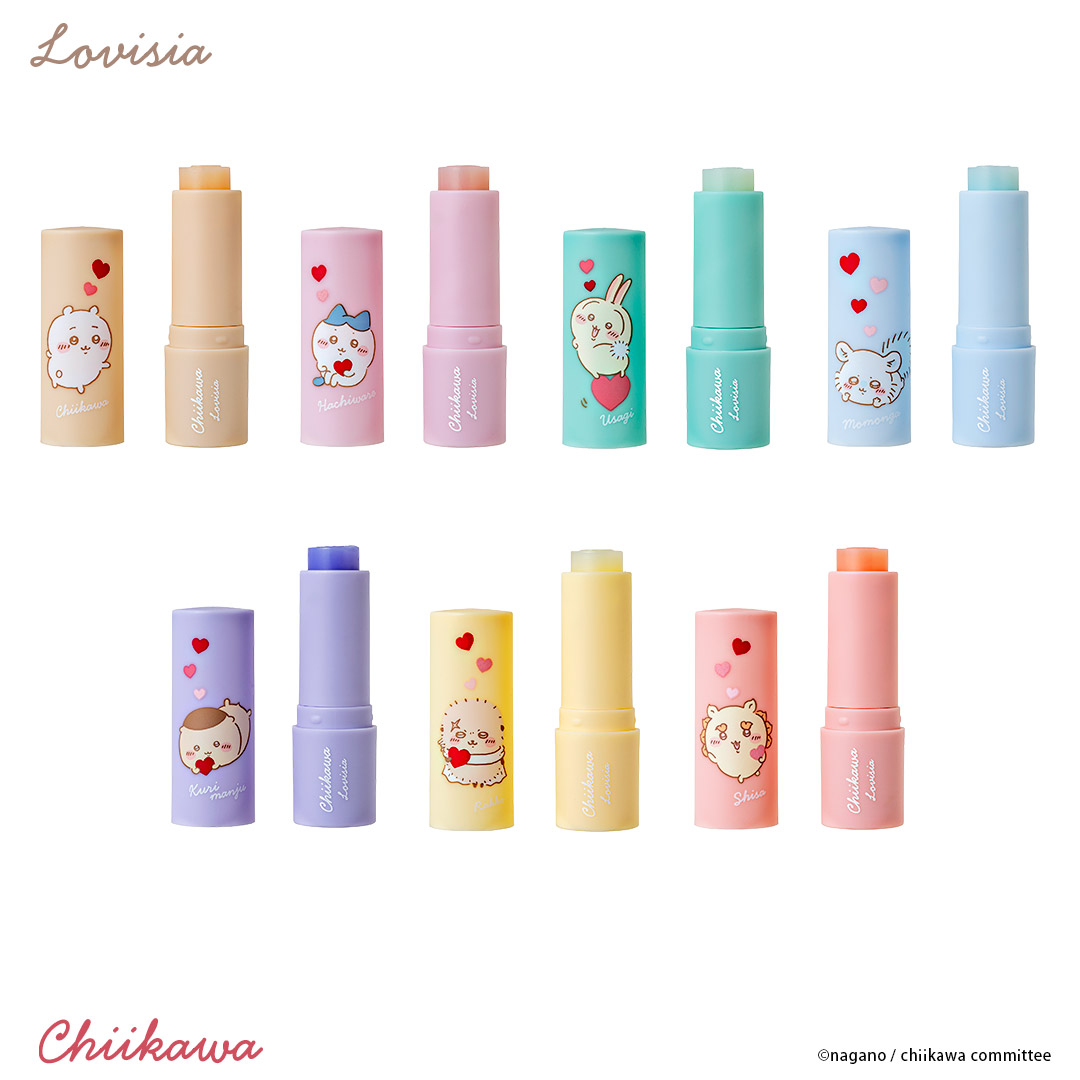 Lovisia ちいかわリップクリーム ハートシリーズ