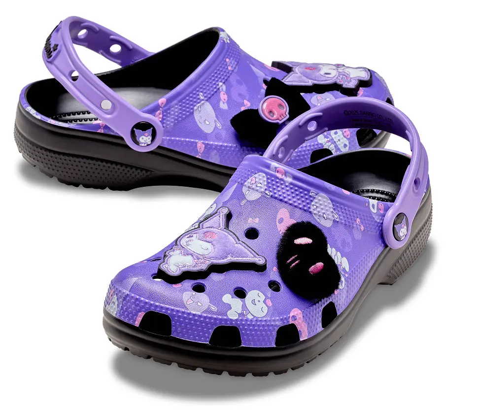 クロミ×Crocsコラボアイテム発売　細部までクロミづくしの一足