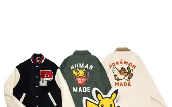 ポケモン×HUMAN MADEコラボ発売 ネギを挿せるカモネギのジャケットなど全9型