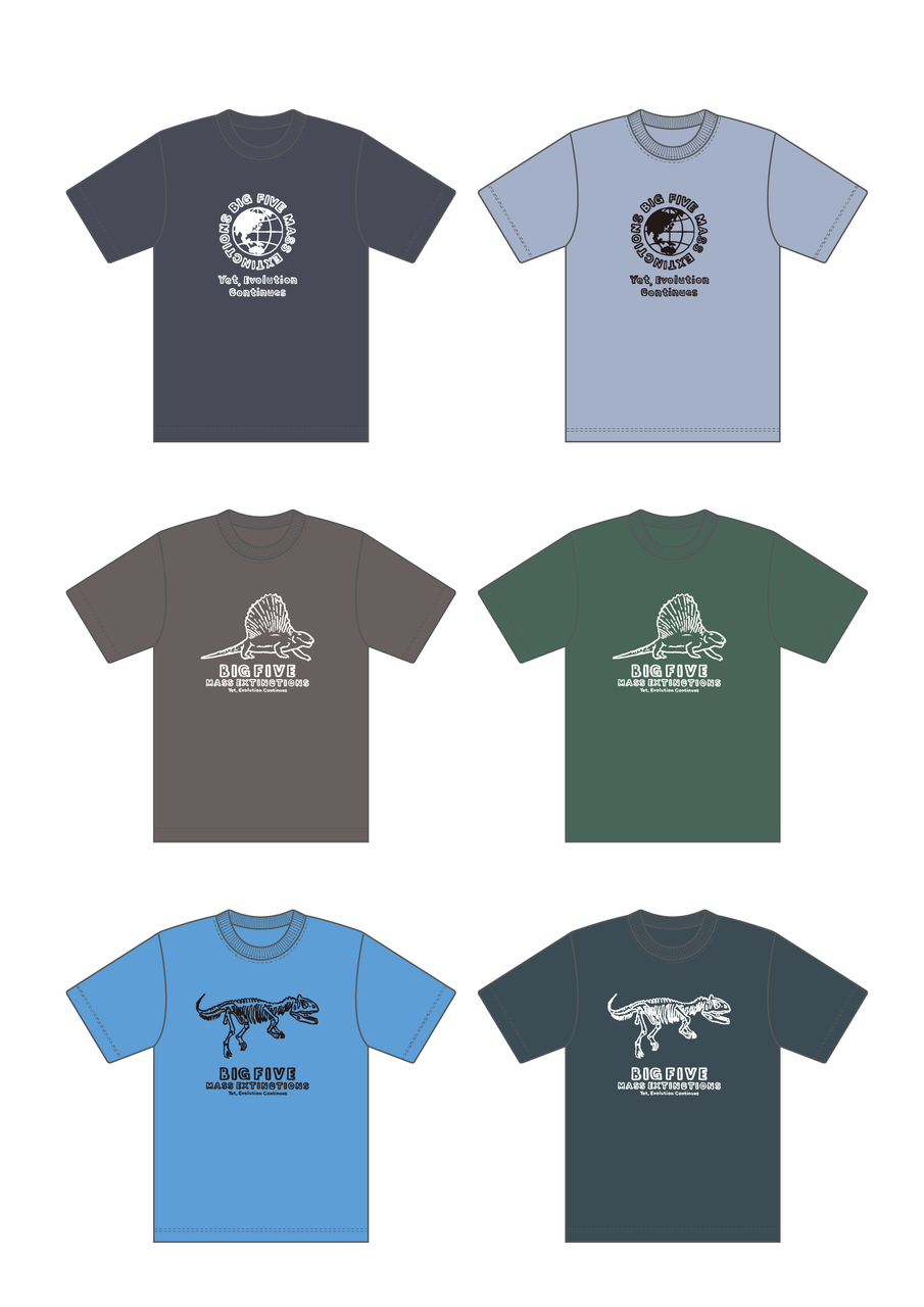 ナイジェル グラフ×「大絶滅展」　コラボTシャツ（子ども用）