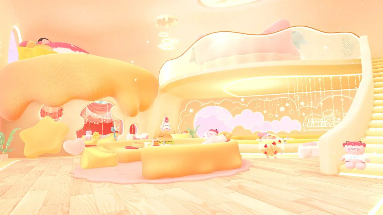 「BURGER PRINCESS」2階・チーズルーム／筆者撮影