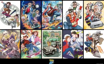 『バック・トゥ・ザ・フューチャー』40周年記念イラスト公開　lack、風間雷太らが参加