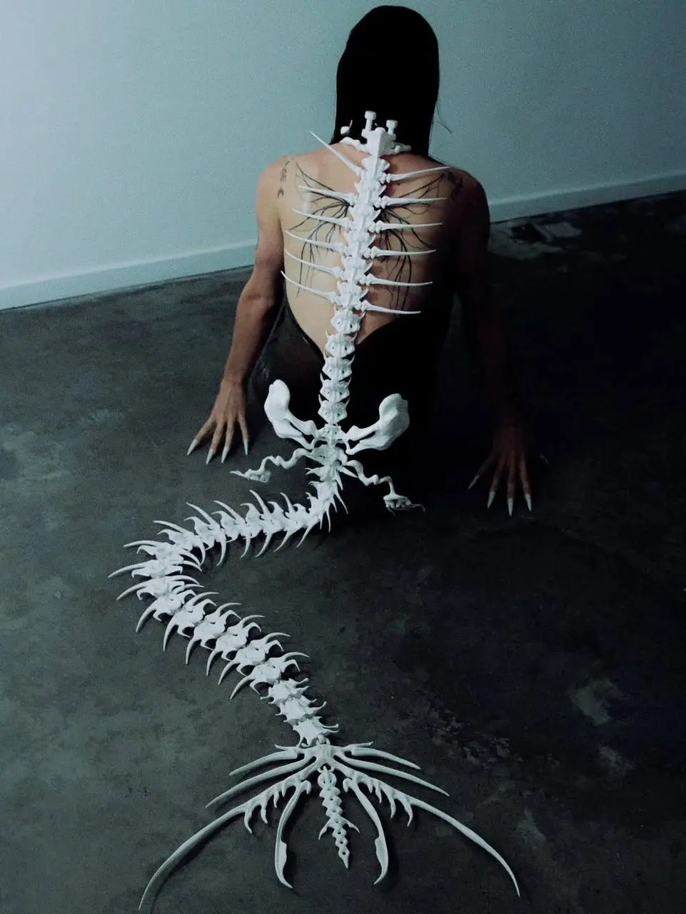 「Biomechanical Siren Skeleton」