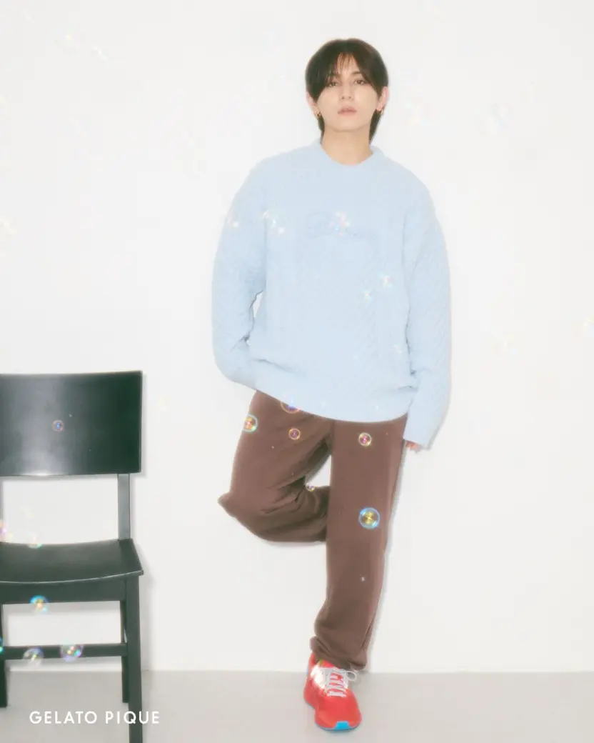 山田涼介、ジェラピケ新作アイテムを着こなす 遊び心あるルームウェア