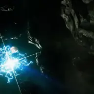 地球から約1440光年先で超新星爆発を見届けるVRChatワールド「BLUMEA․․․」／筆者撮影