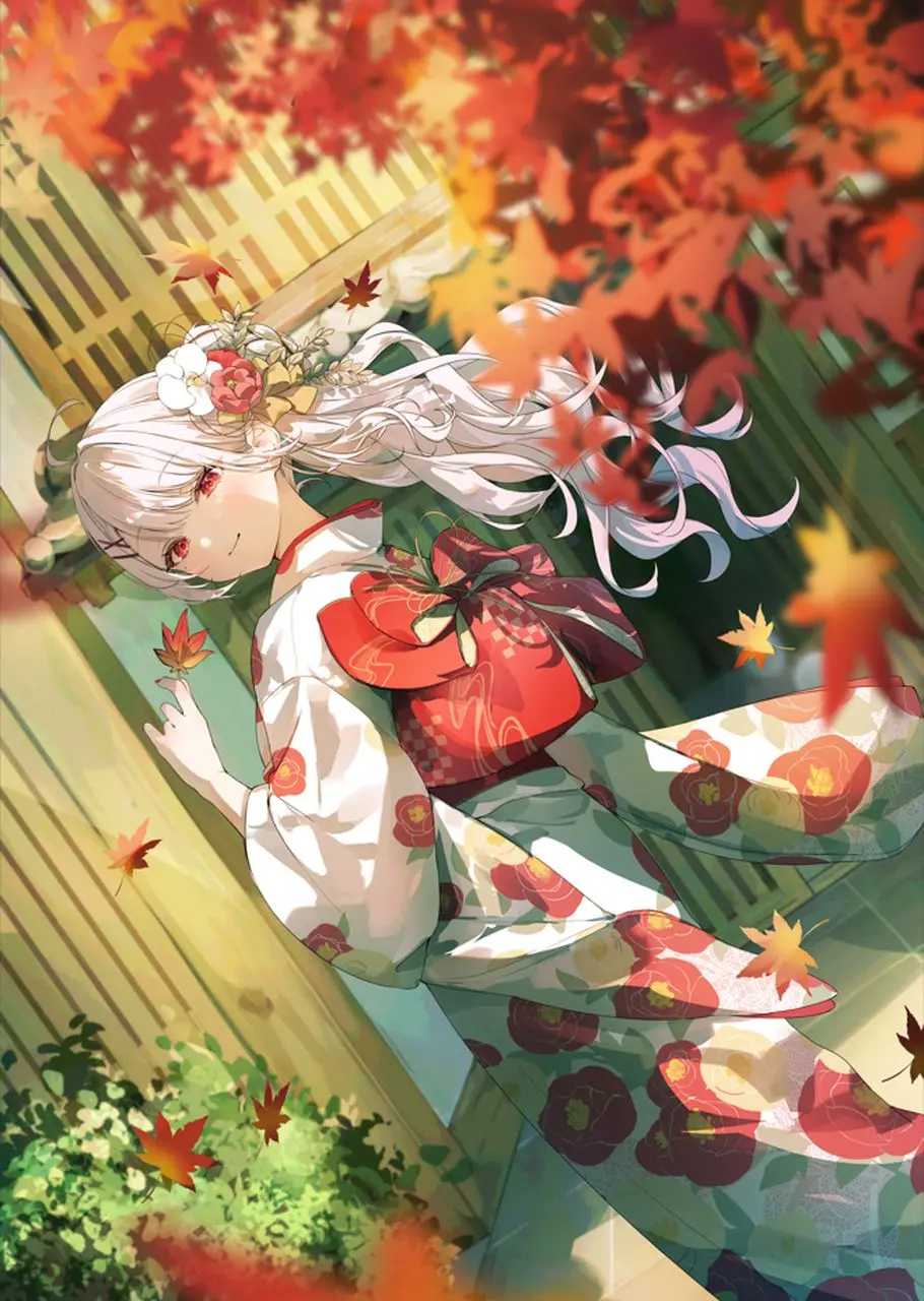 「VTuber花宮莉歌×京都不思議な宿」キービジュアル