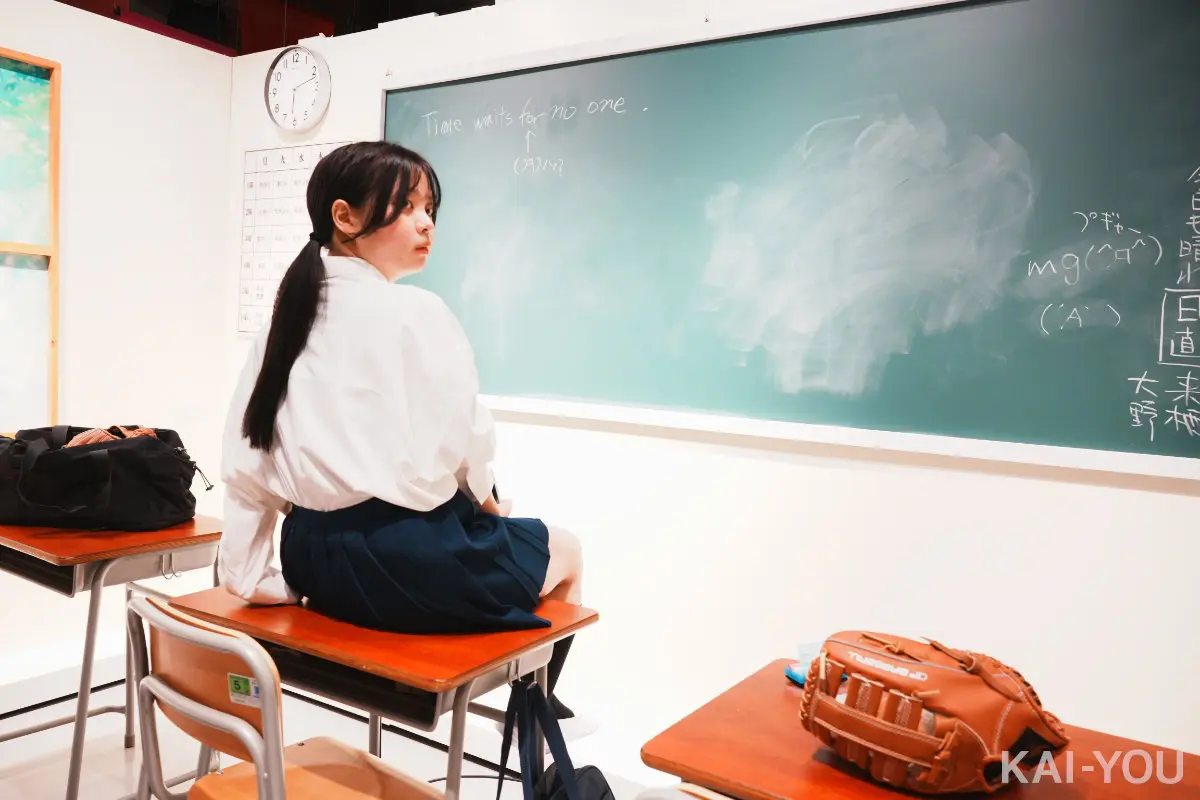 『時をかける少女』の世界観が再現された空間