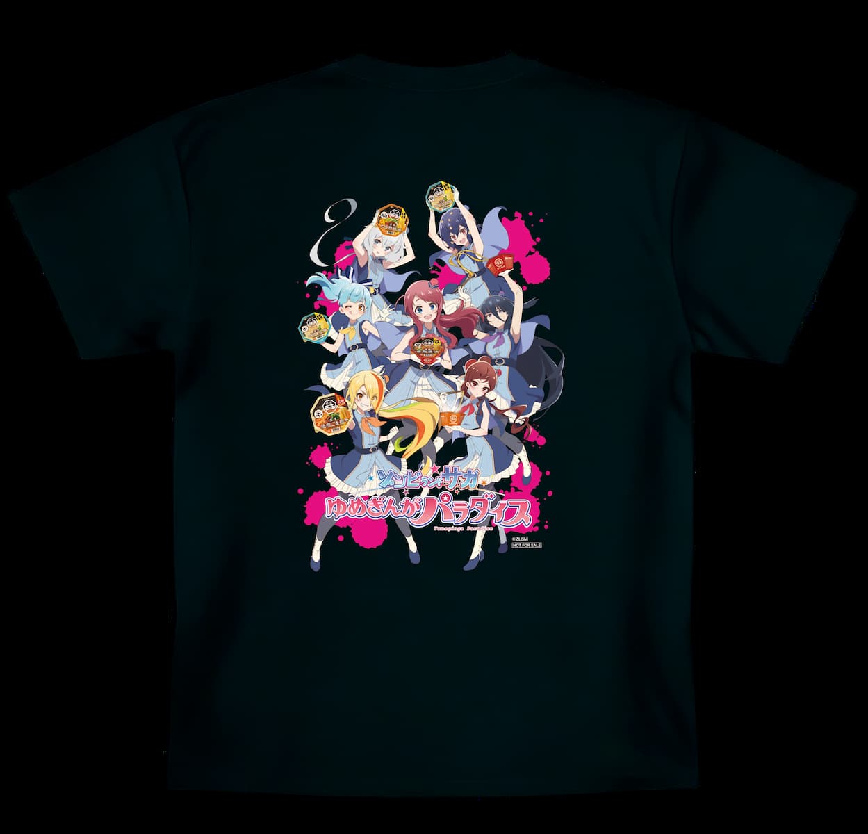 「日清ラ王」×『ゾンビランドサガ』コラボTシャツ