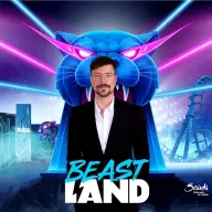 「Beast Land」を開園するMrBeastさん／画像は<a href="https://riyadhseason.com/en/zones/beast-land-rs25" target="_blank">「Beast Land」特設サイト</a>から